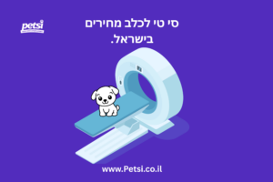 סי טי לכלב מחיר